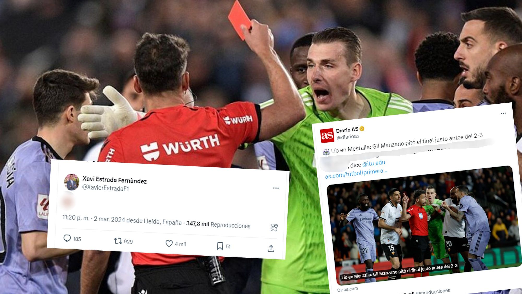 La reacción de los colegiados a la actuación de Gil Manzano es denunciable