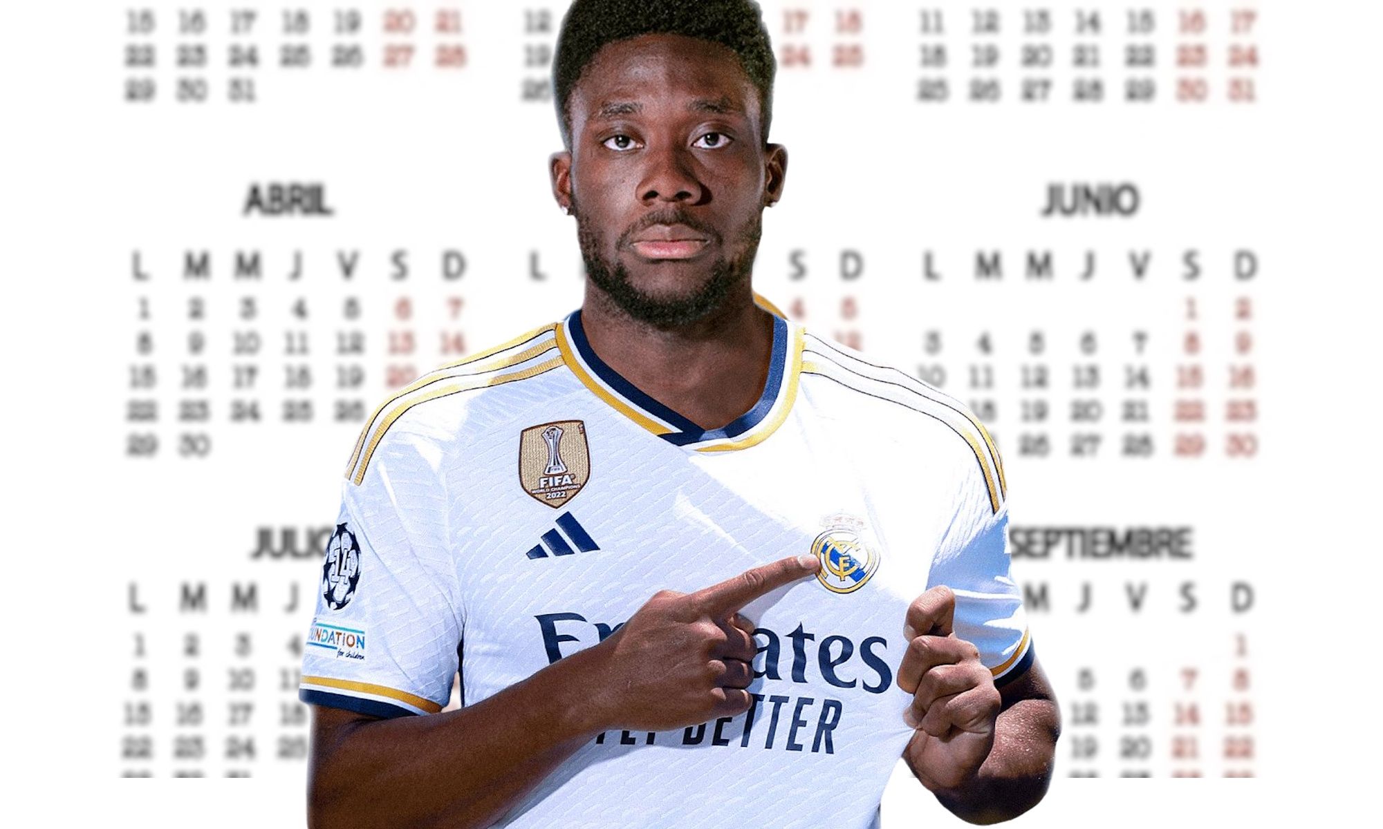 Bombazo al descubierto la fecha en la que Alphonso Davies ficharía por el Madrid