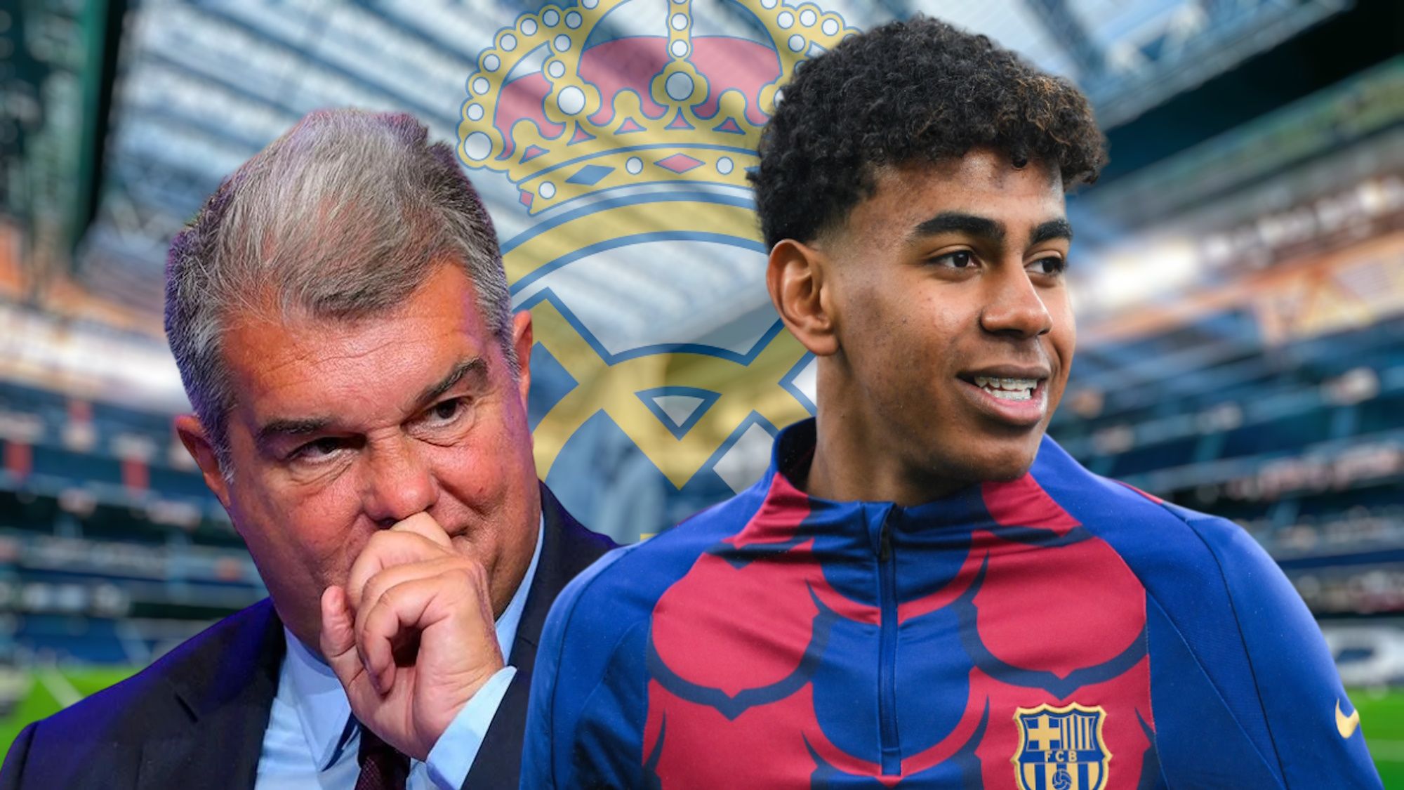 Lamine Yamal sigue lanzando señales al Real Madrid, Laporta está preocupado se deja querer