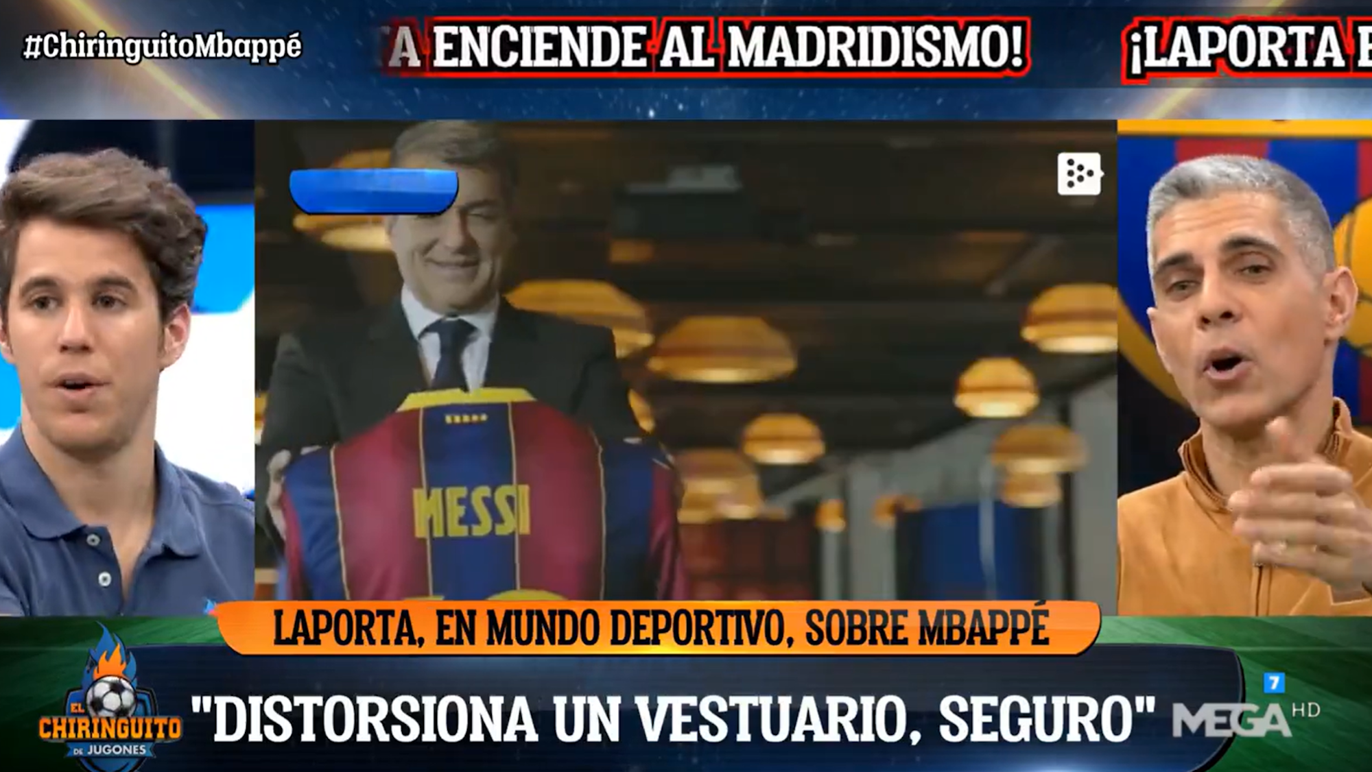 El zasca más duro de José Luis Sánchez a Laporta por su ataque al Real Madrid y a Mbappé