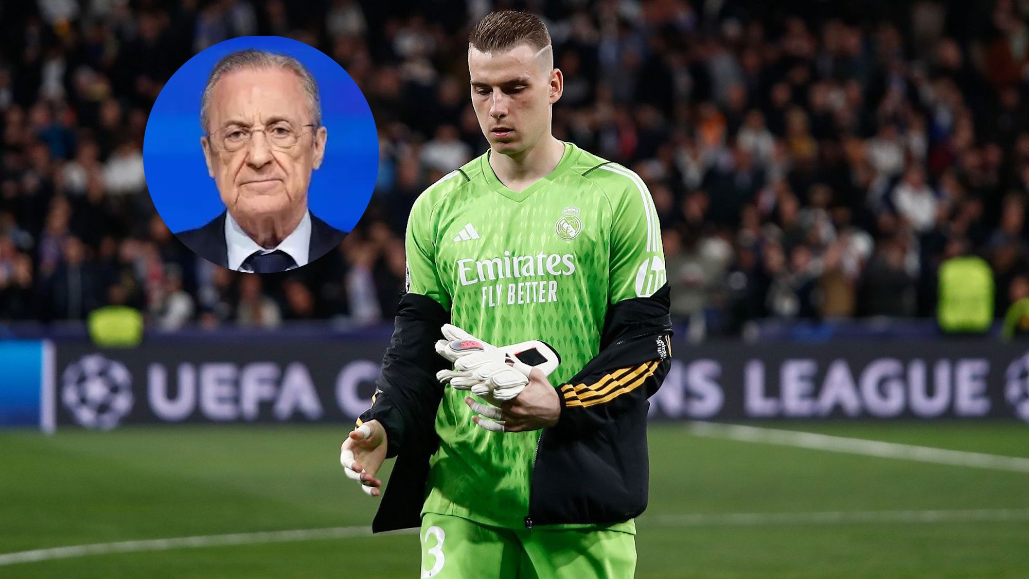 Lunin es una mina de oro para el Madrid: el precio que pedirá Florentino por su traspaso	