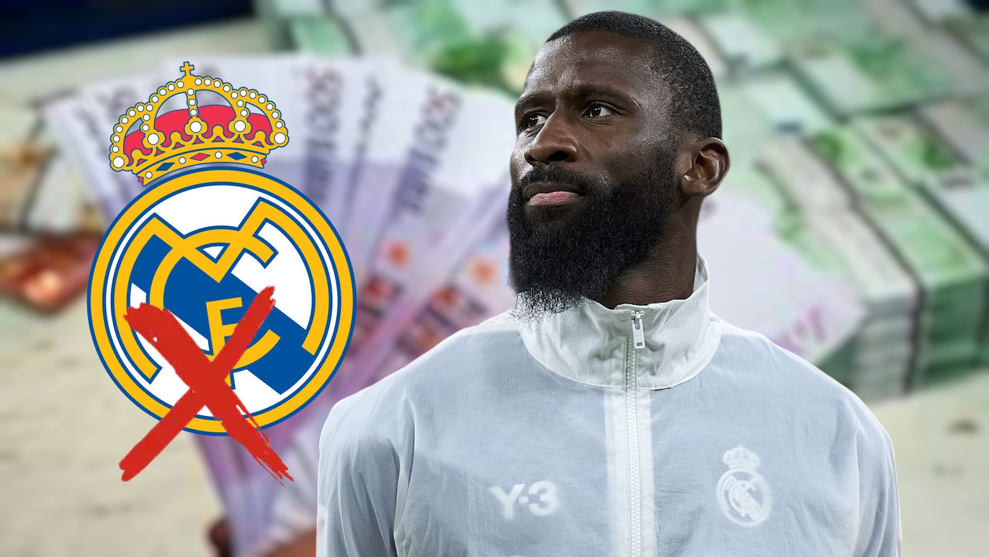 Florentino da el OK 93 millones, el socio de Rüdiger está fuera del Madrid Florentino da el OK 93 millones, el socio de Rüdiger está fuera del Madrid