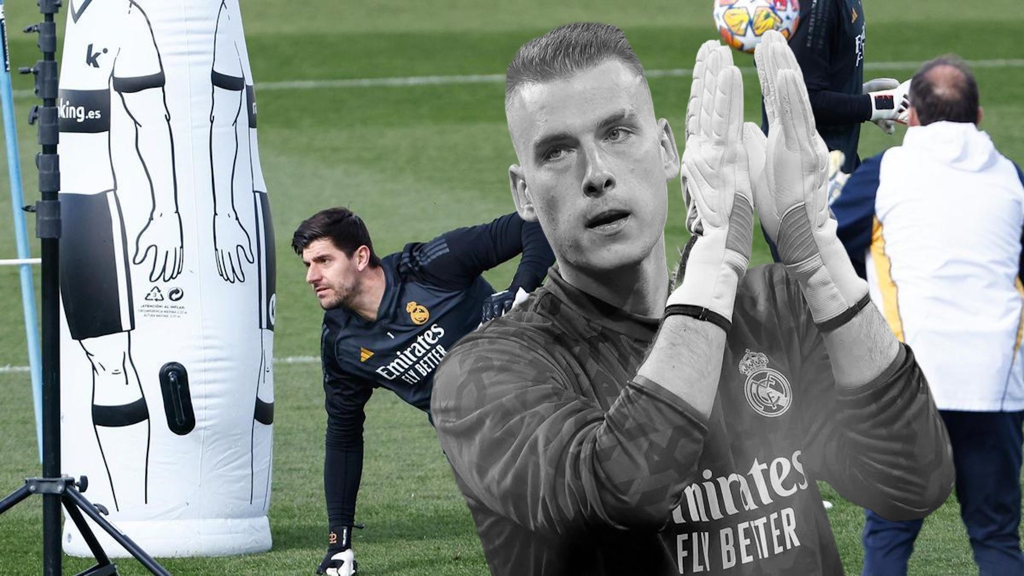 El tapado para la portería del Madrid que deja K.O. a Lunin se postula como recambio de Courtois