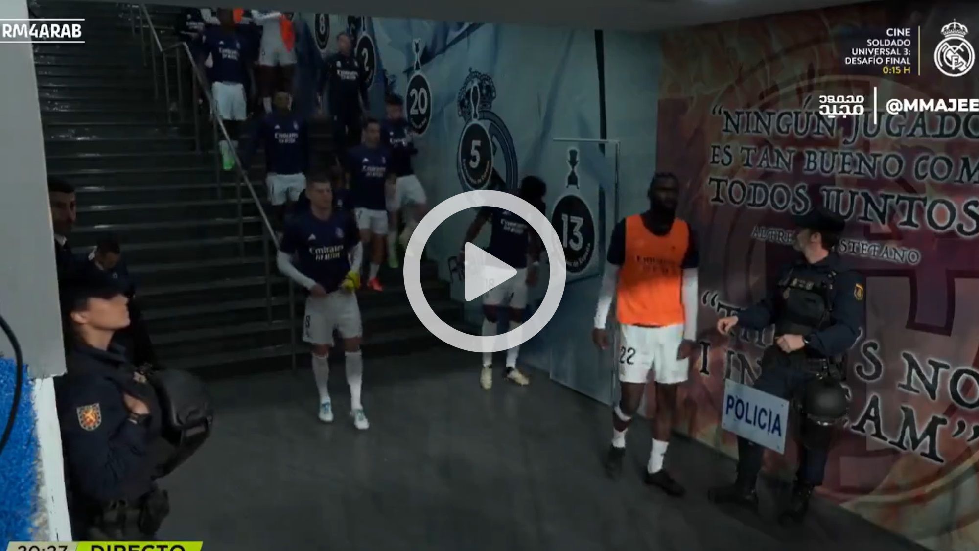 El gesto de Rüdiger en el Clásico que puede ser denunciado, lo cazó la TV alucinante El gesto de Rüdiger en el Clásico que puede ser denunciado, lo cazó la TV alucinante