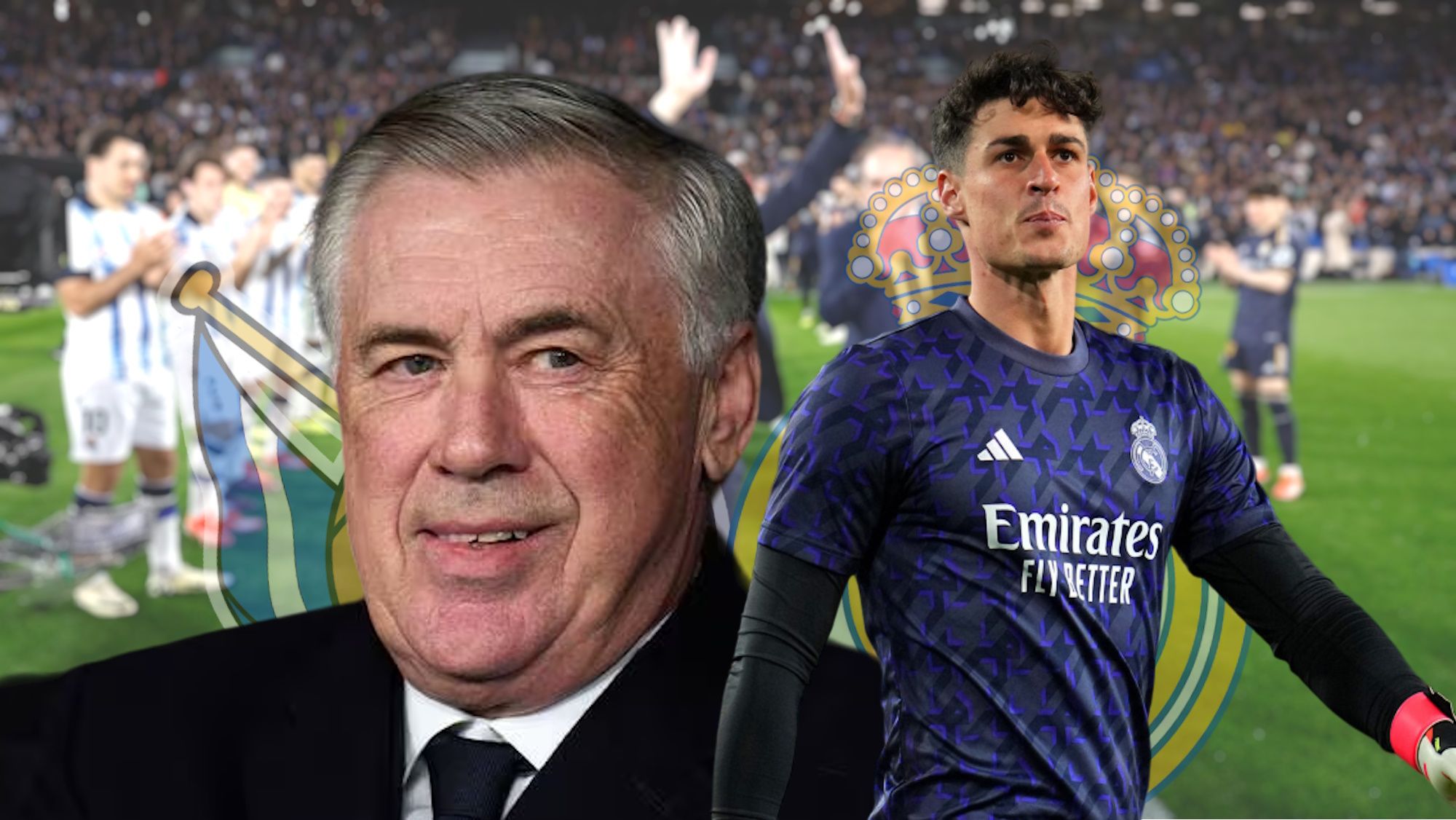 Ancelotti se lo confesó a Kepa tras su partido en San Sebastián