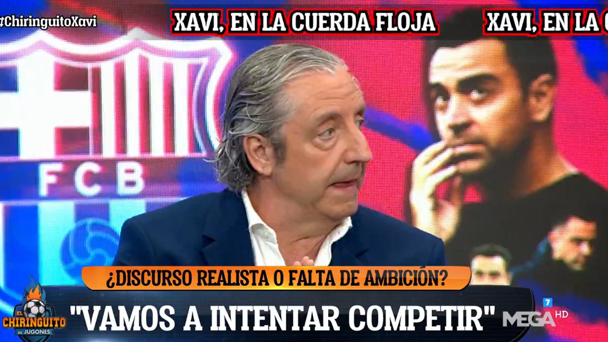Pedrerol destroza a Xavi por su victimismo y pide su salida inmediata