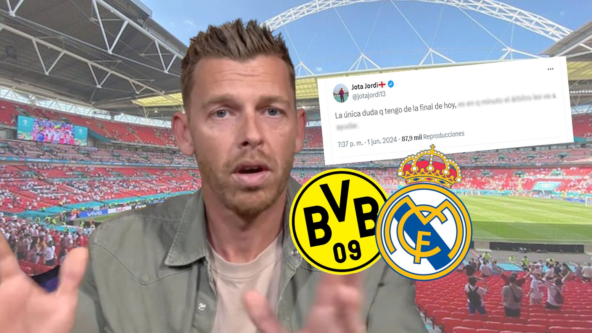 Jota Jordi da la nota minutos antes de la final