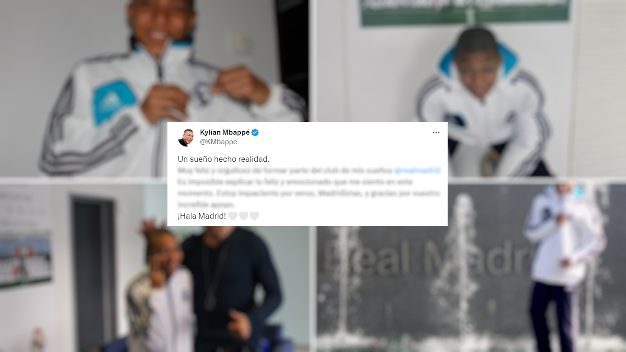 Kylian Mbappé publica fotos inéditas en el Real Madrid tras hacerse oficial