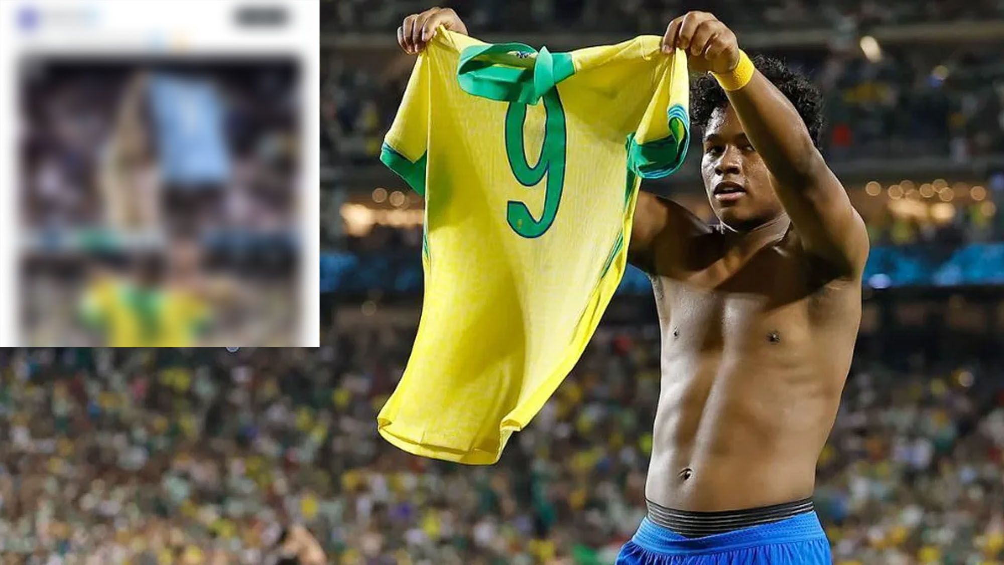 No se vio en TV: el gesto de Endrick tras marcar con Brasil que emociona al madridismo