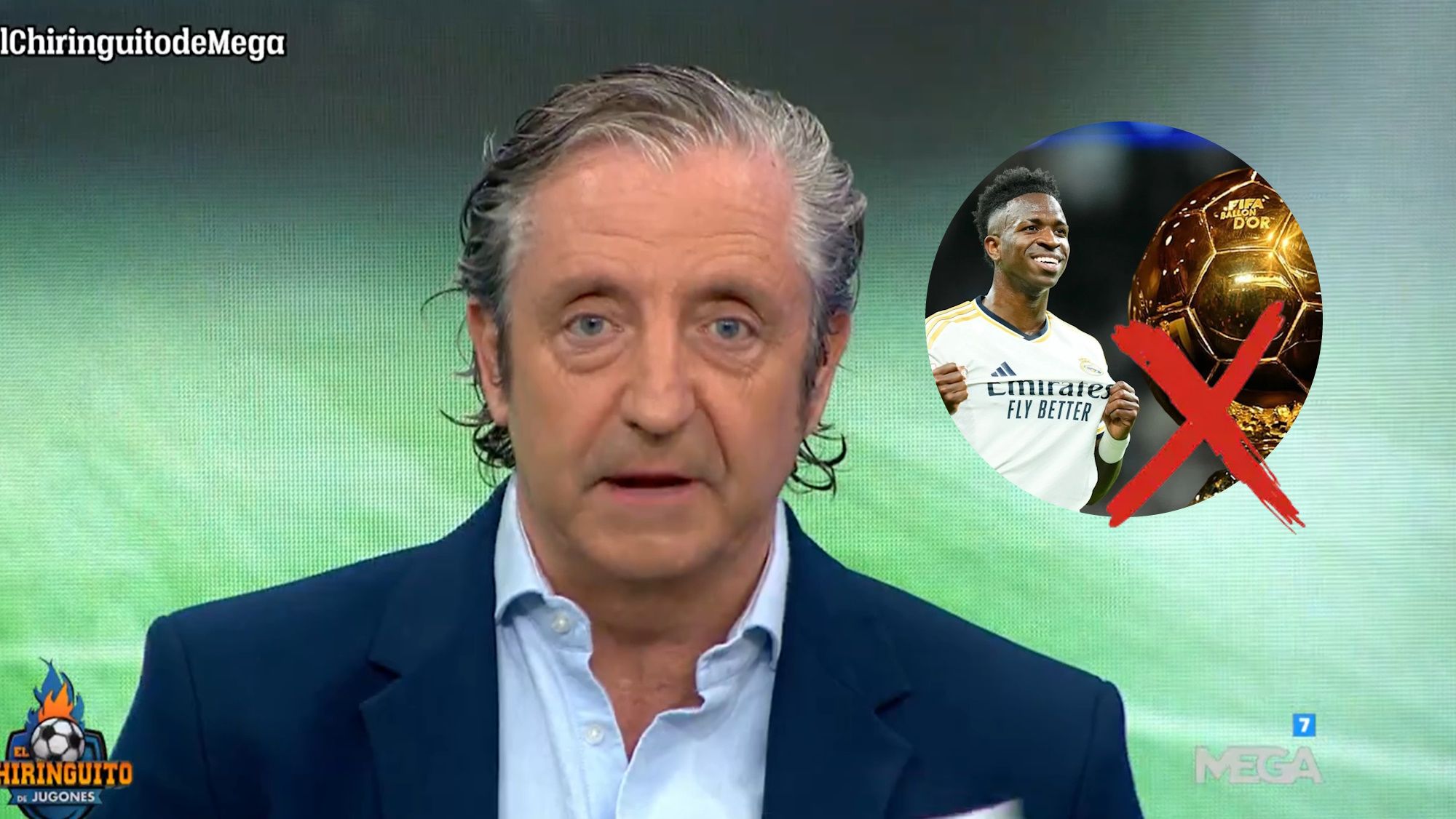 Vinicius, K.O., Pedrerol le ‘aparta’ del Balón de Oro y da otro candidato que no es del Madrid sorprendente