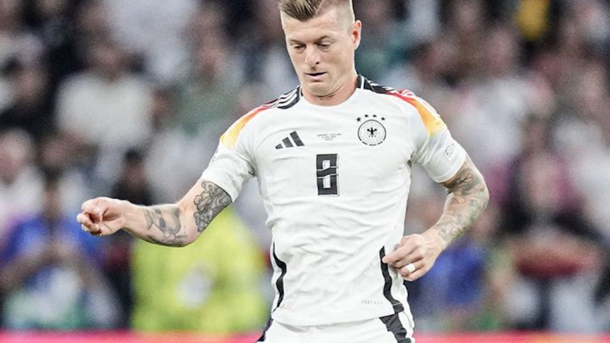 Toni Kroos registra un dato histórico en su debut con Alemania y el madridismo alucina