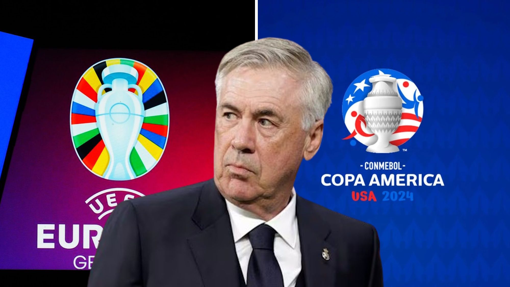 Eurocopa y Copa América 'amenazan' a Ancelotti el italiano se enfrenta a un marrón gigantesco