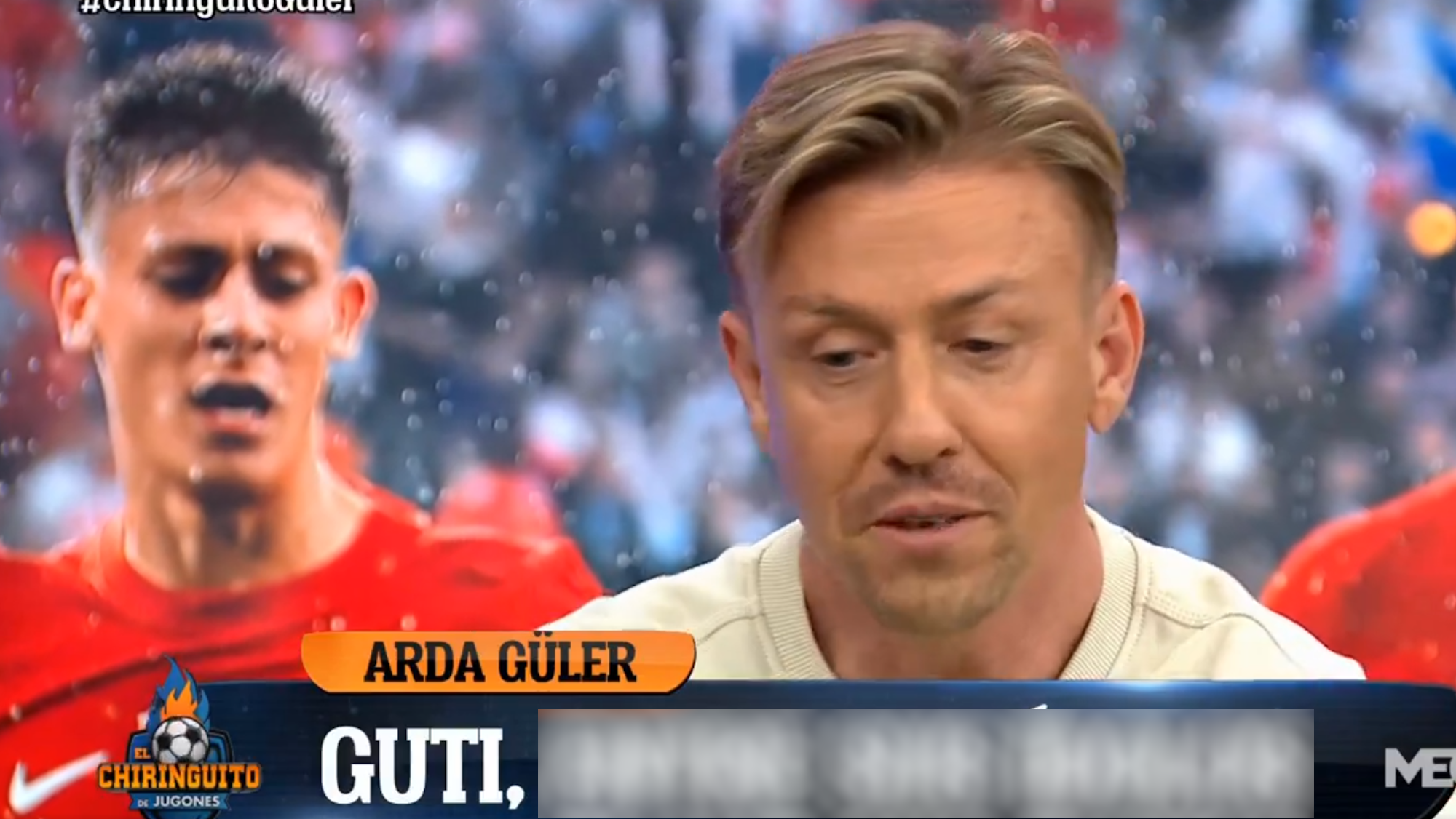 Es un honor para mi Guti emociona a todos en El Chiringuito con sus palabras sobre Güler