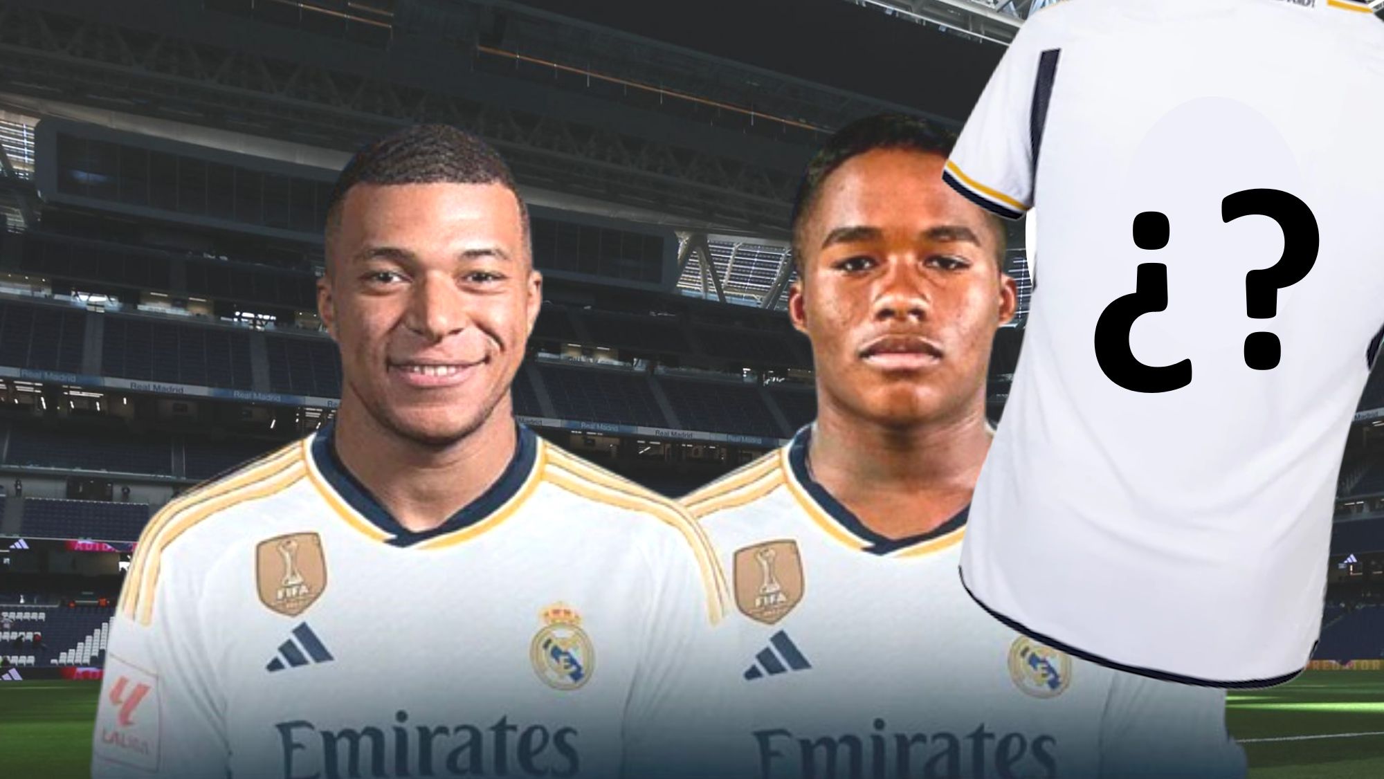 Se acabaron las especulaciones al descubierto el dorsal de Mbappé y Endrick
