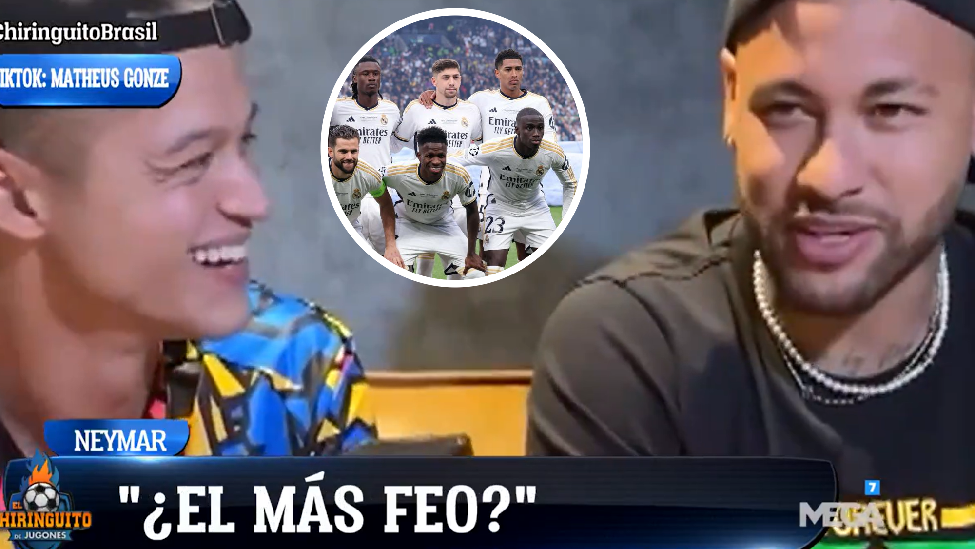 Neymar define como ‘feo’ y ‘gracioso’ a un madridista y las redes arden muy llamativo