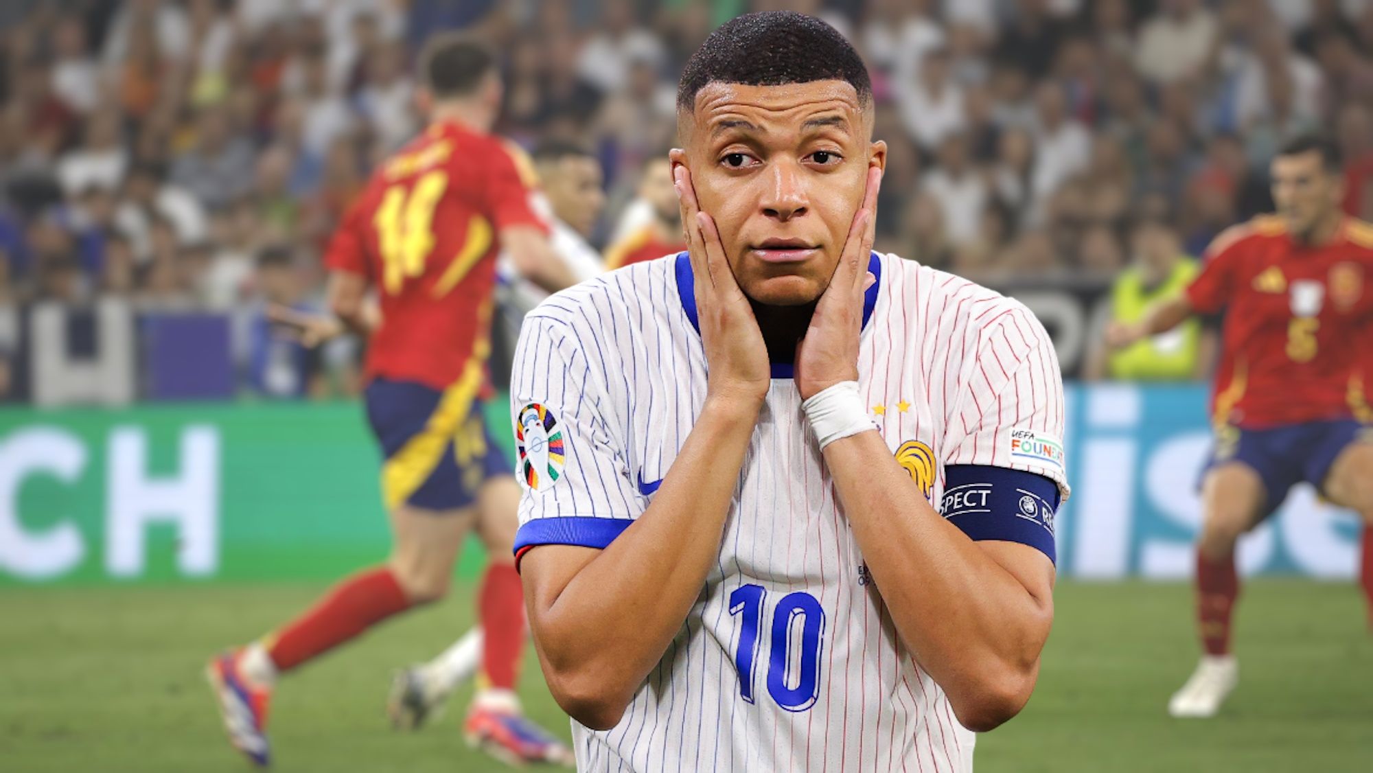 Mbappé desvela por qué se quitó la máscara contra España