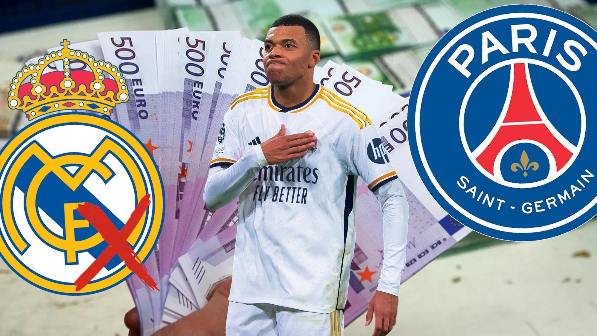70 millones para todos menos para el Madrid tras Mbappé, crack inalcanzable en el PSG 70 millones para todos menos para el Madrid tras Mbappé, crack inalcanzable en el PSG