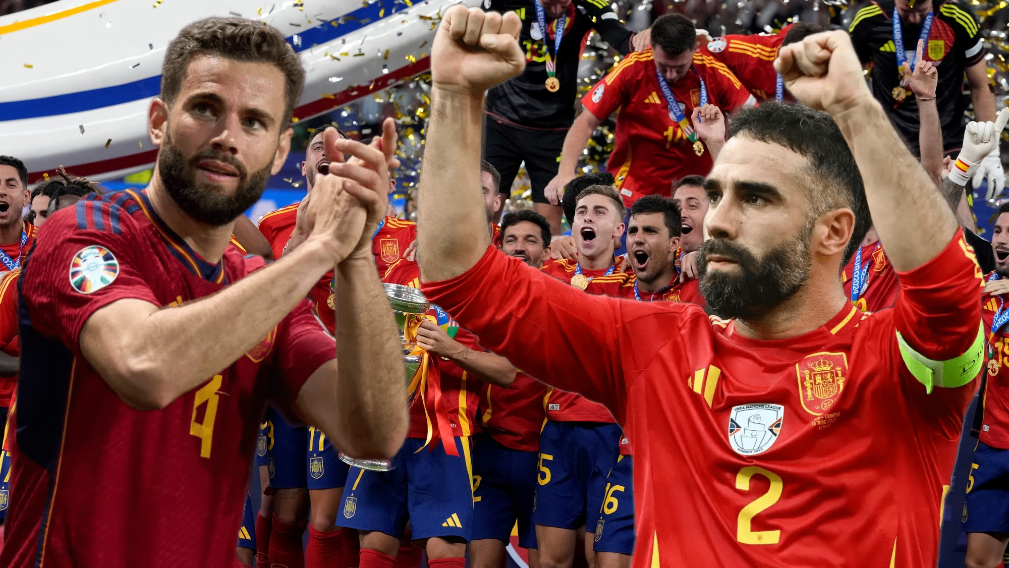 Dani Carvajal y Nacho Fernández hacen historia en el fútbol