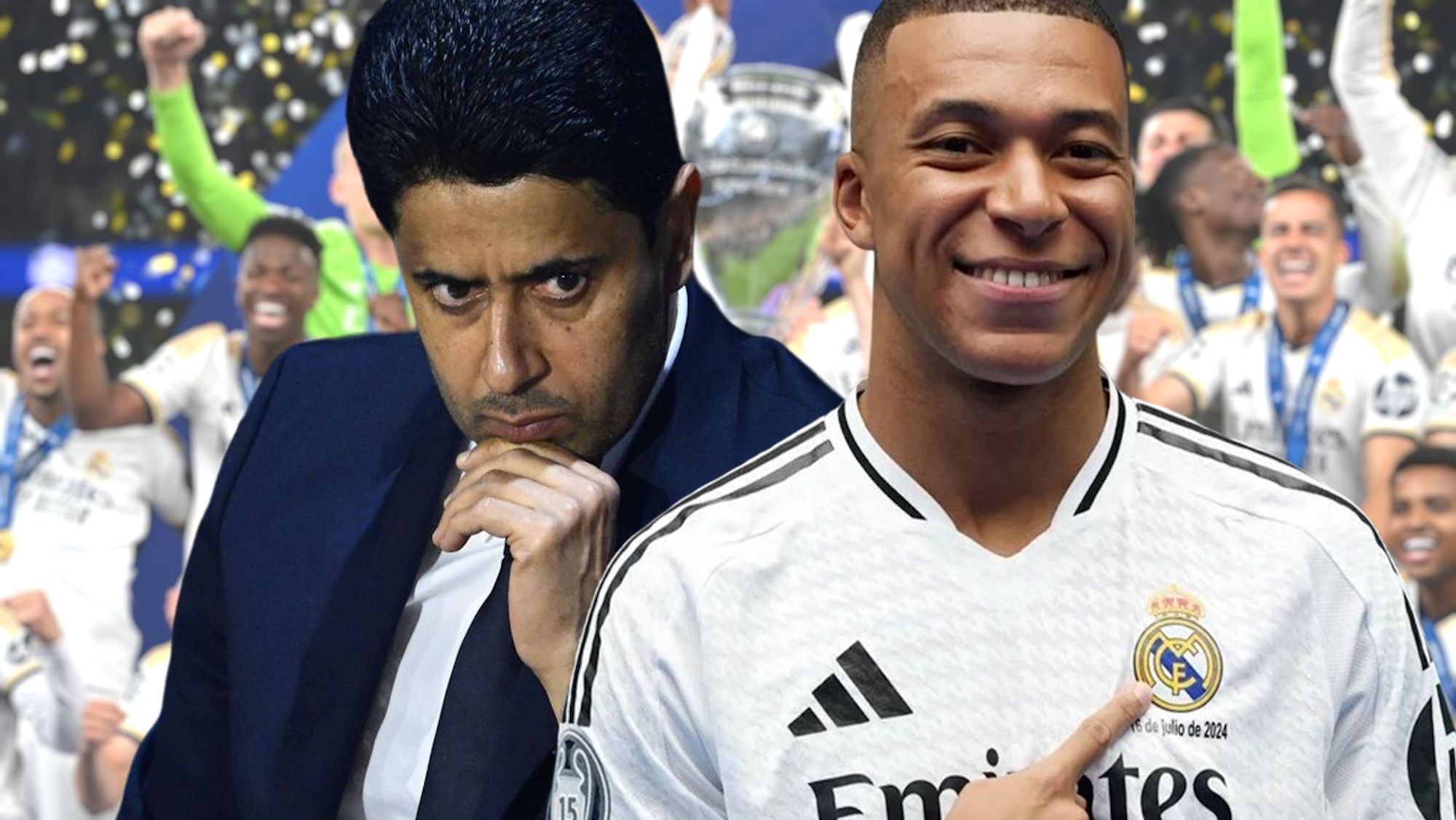 El 2x1 que prepara Al Khelaïfi para olvidar a Mbappé dos descartes del Real Madrid