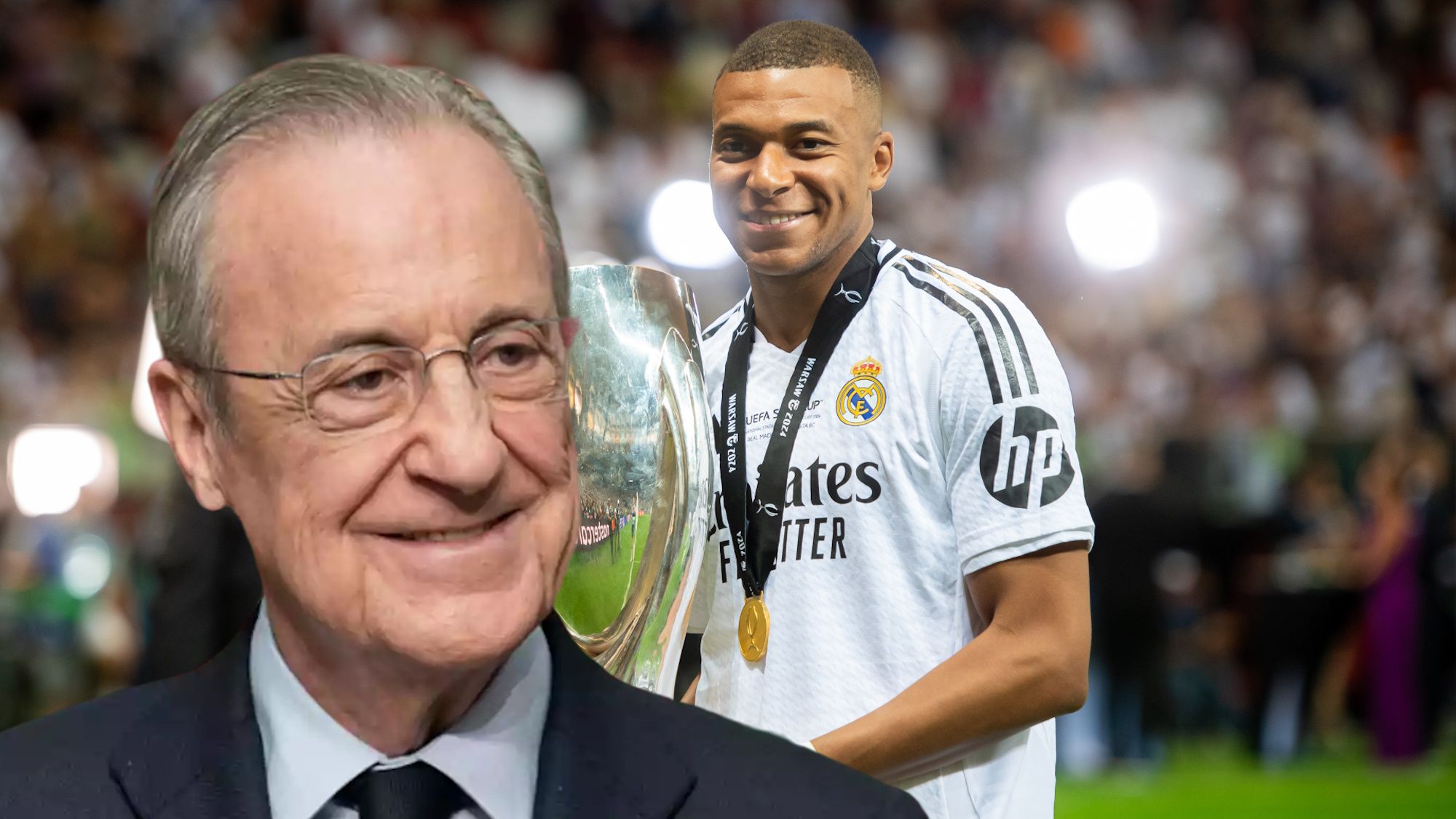 Florentino sorprende a todos al admitir cómo se sentía Mbappé tras ganar la Supercopa