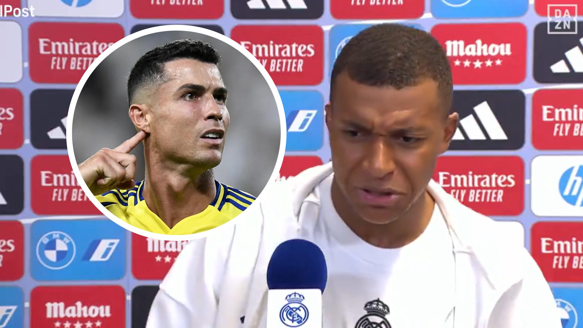 La reacción de Mbappé cuando le comparan con Cristiano Ronaldo