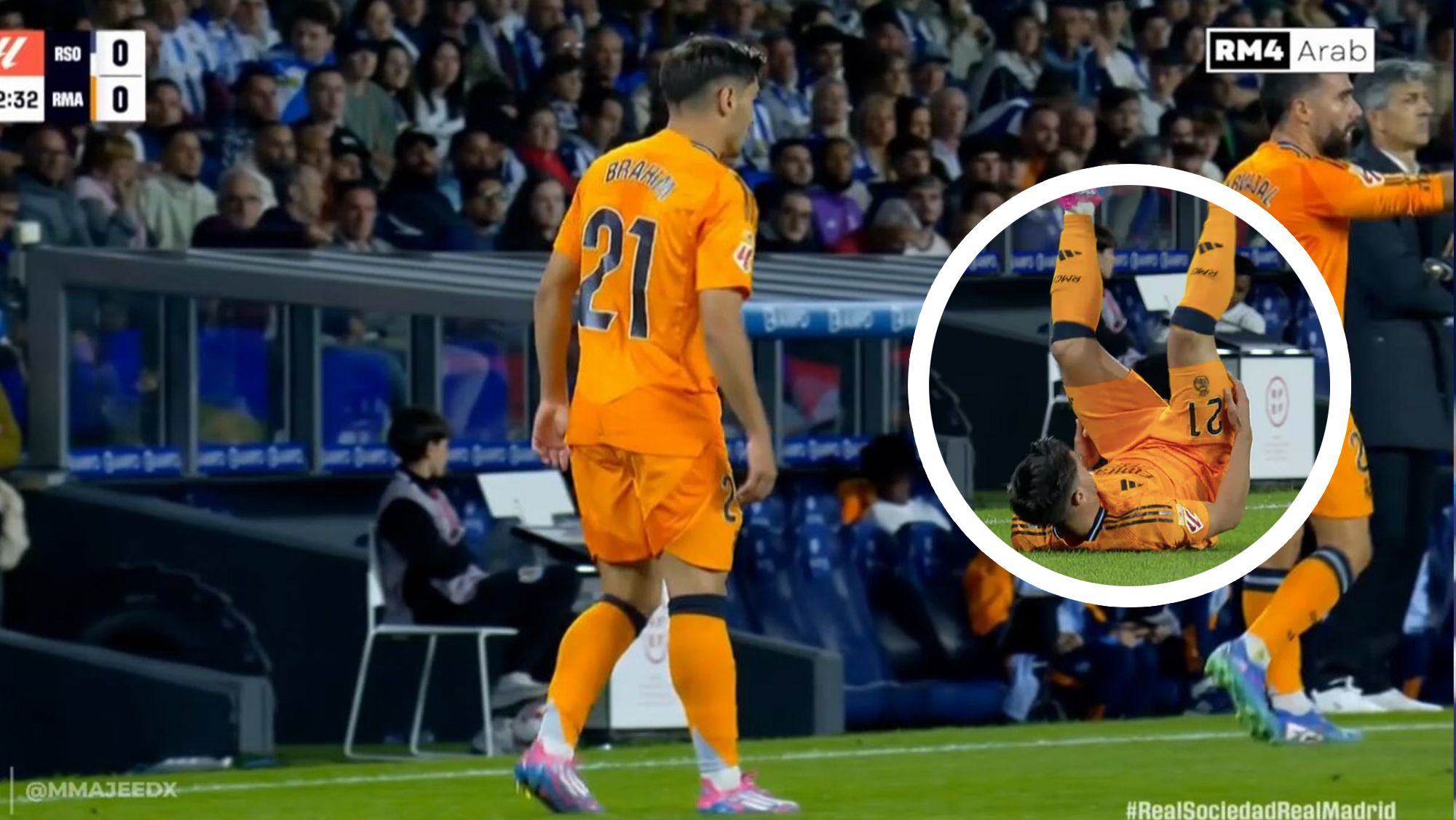 Brahim, K.O., se confirman las malas noticias y Ancelotti estalla con lo sucedido: "Por culpa..."