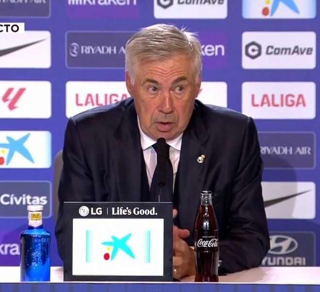Ancelotti no hace autocrítica, mensaje inesperado tras el empate del derbi: "¿Los cambios?..." Ancelotti no hace autocrítica, mensaje inesperado tras el empate del derbi: "¿Los cambios?..."