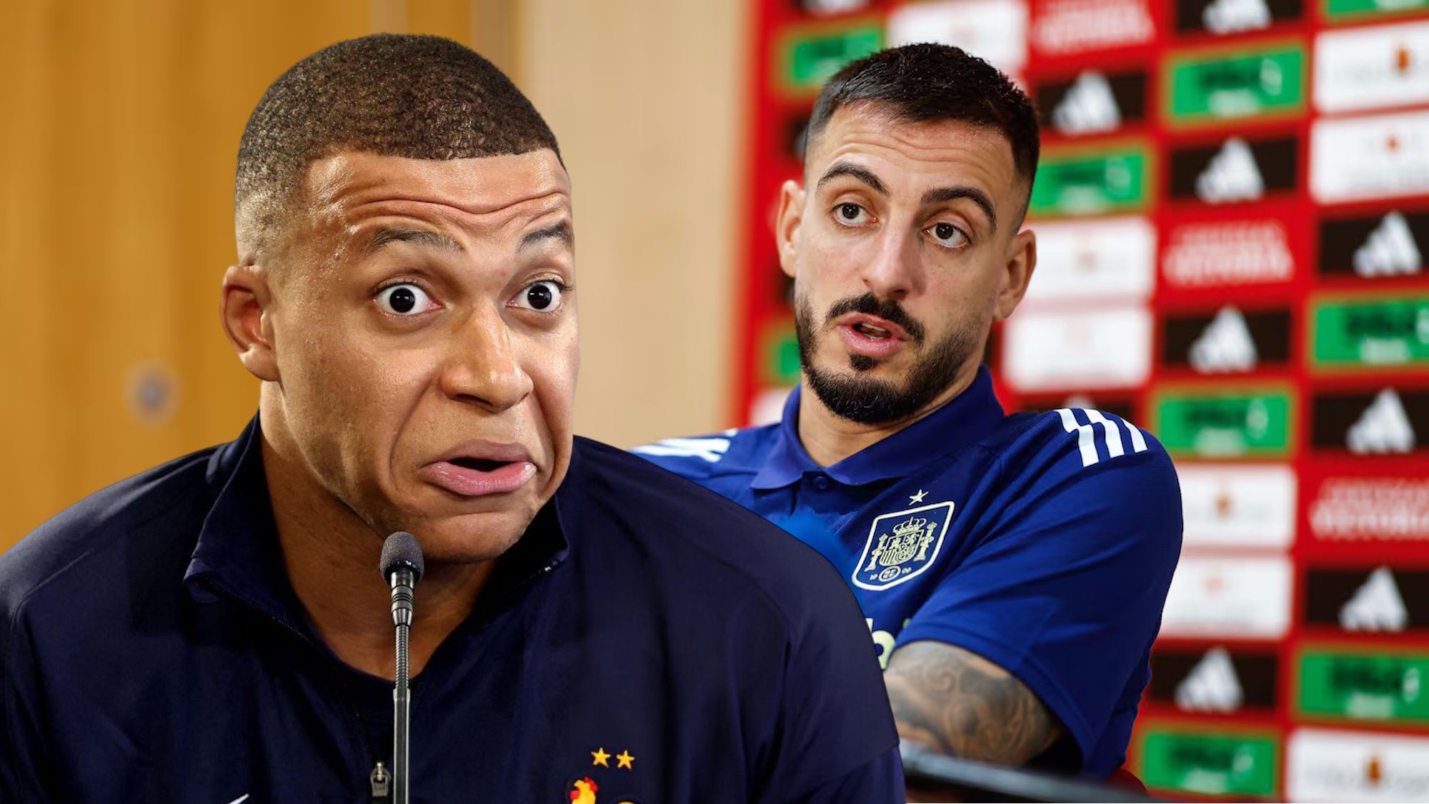 Joselu sorprende con un ‘palo’ a Mbappé que deja descolocado al francés