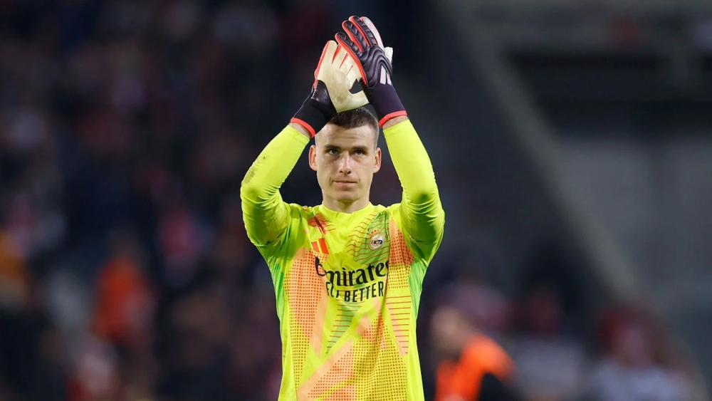 Lunin con el Real Madrid Lunin con el Real Madrid