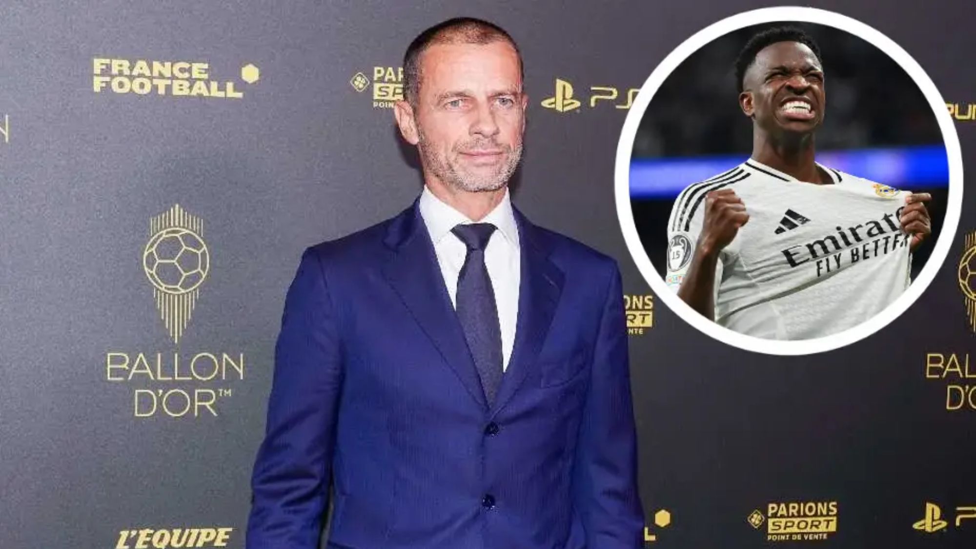 Ceferin niega cualquier tipo de declaración contra el Real Madrid y Vinícius Jr.
