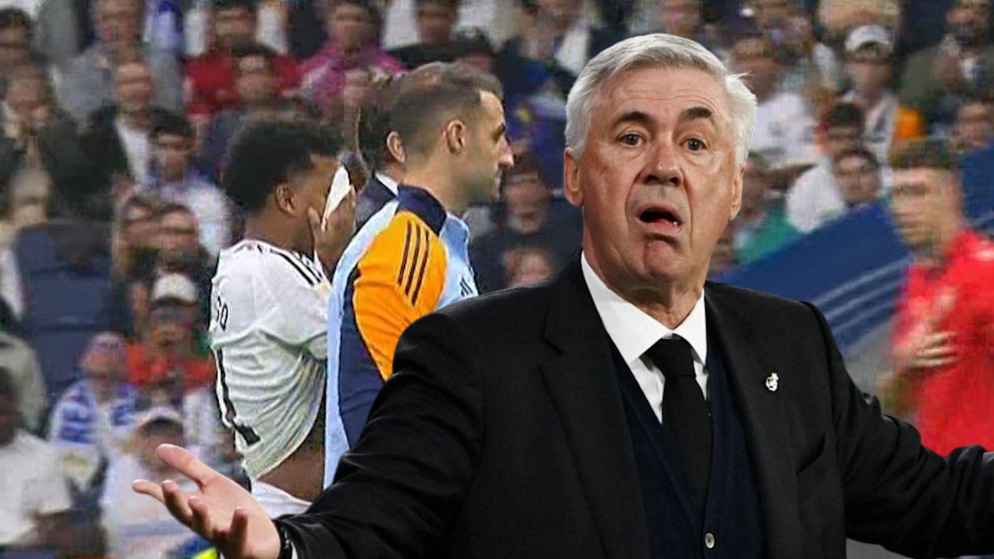 Rodrygo, lesionado, Ancelotti se enfada con el brasileño y se lo dice a la cara: “Has sido un i…”