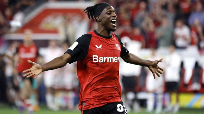 Jeremie Frimpong celebrando un gol Jeremie Frimpong celebrando un gol