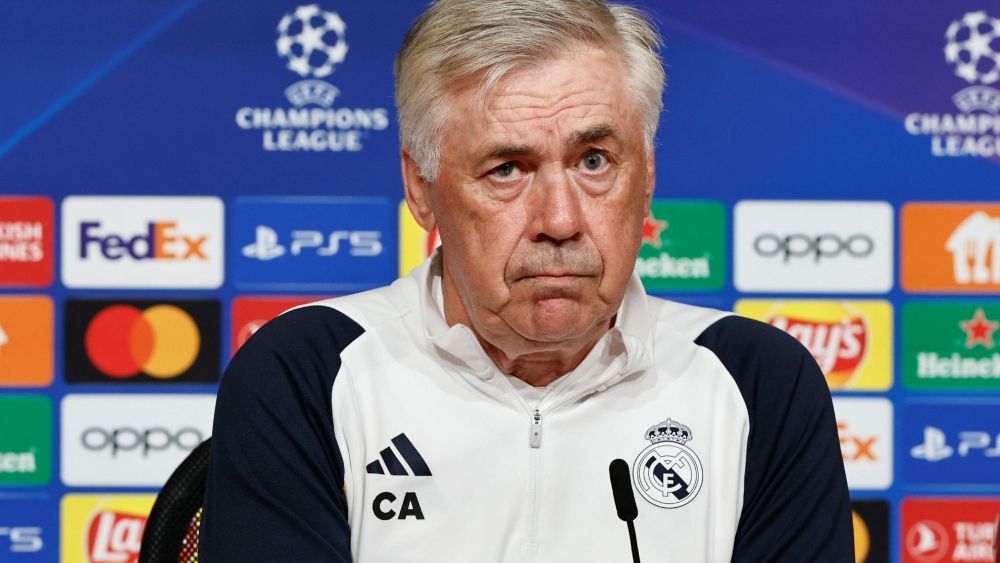 Carlo Ancelotti preocupado Carlo Ancelotti preocupado