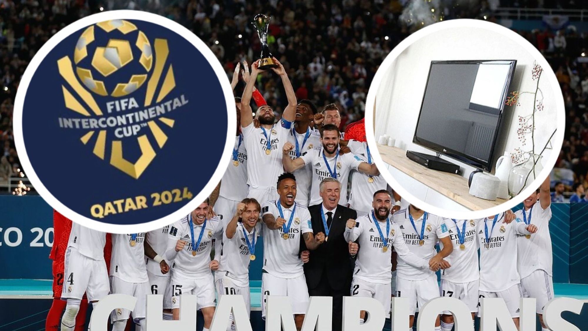 La final de la Intercontinental que juega el Real Madrid se podrá ver en abierto. La final de la Intercontinental que juega el Real Madrid se podrá ver en abierto.