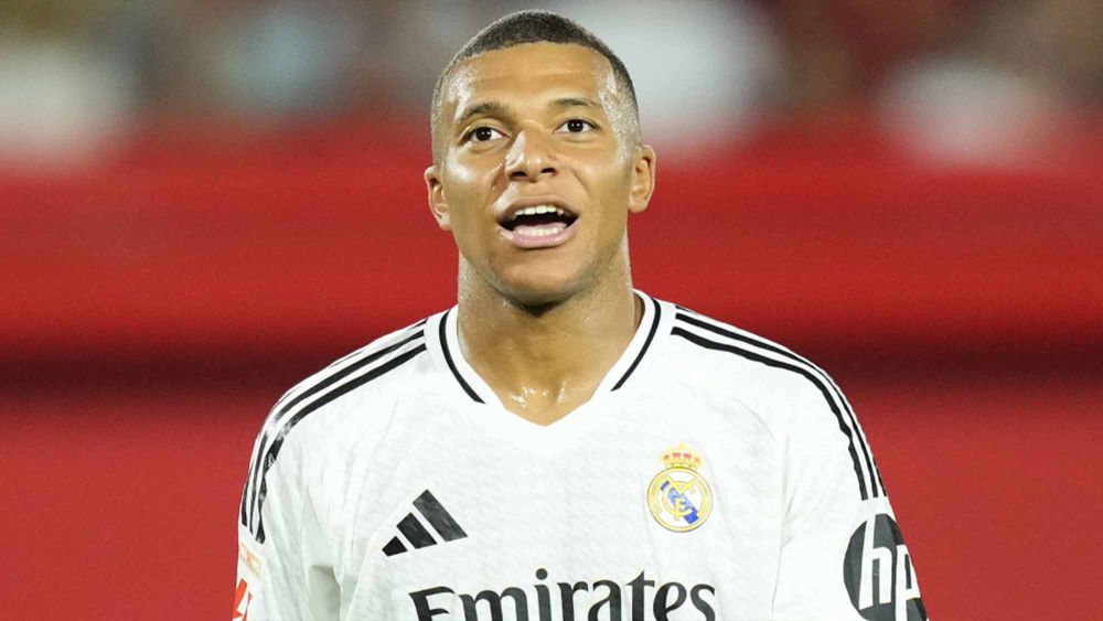 Kylian Mbappé en pleno partido con el Real Madrid Kylian Mbappé en pleno partido con el Real Madrid