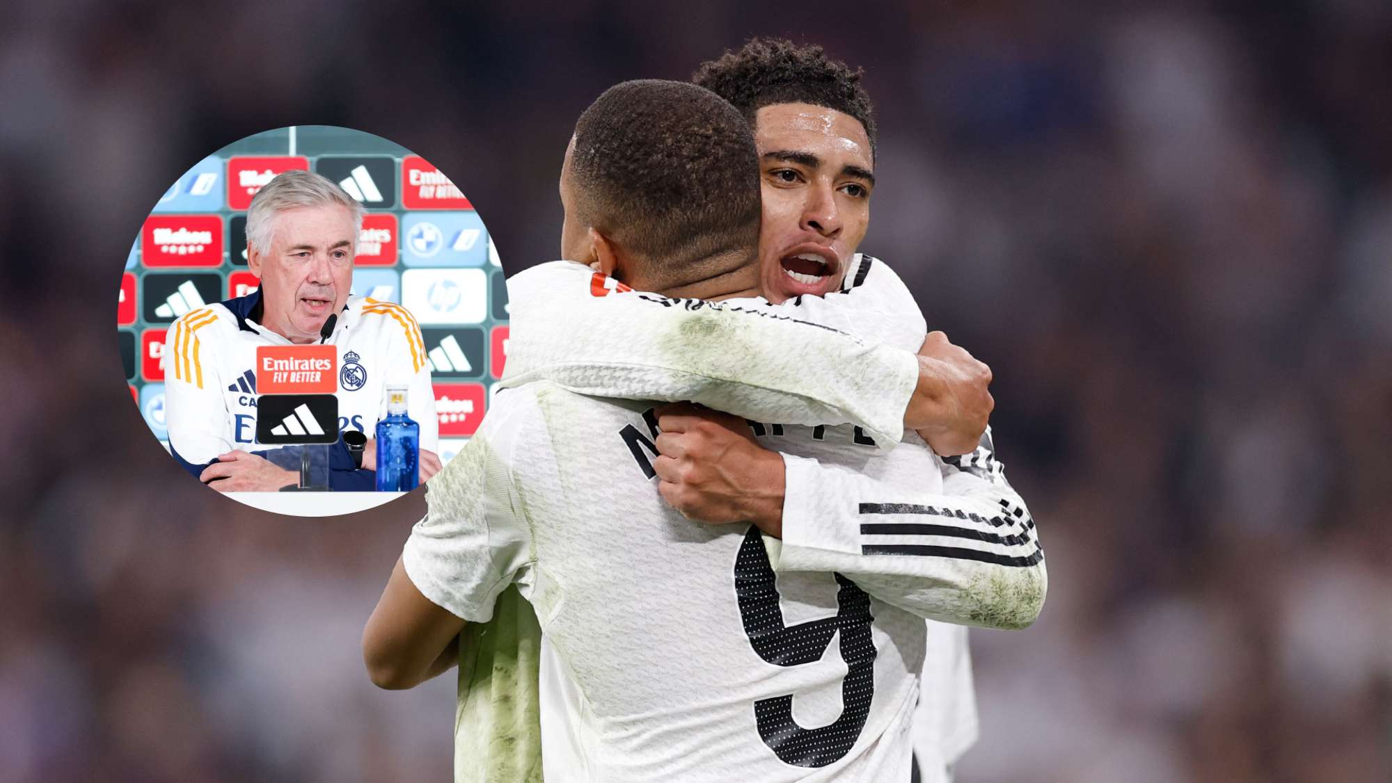 Ancelotti alza la voz por Mbappé y el penalti Ancelotti alza la voz por Mbappé y el penalti