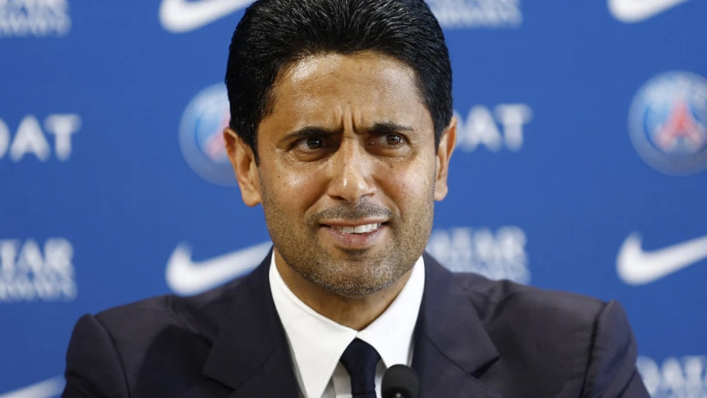 Al Khelaifi en rueda de prensa