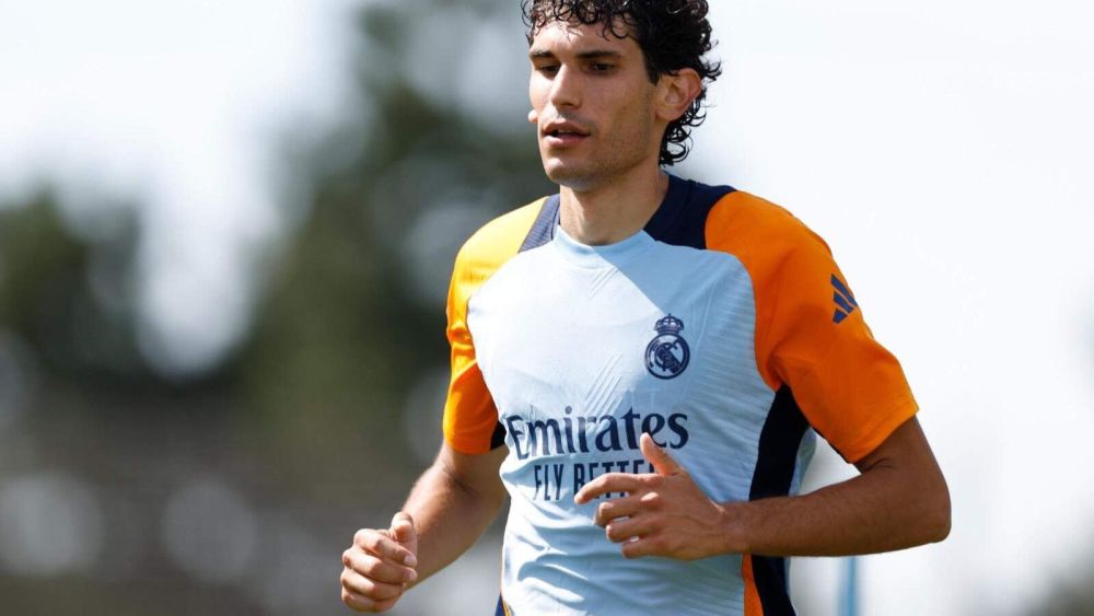 Vallejo entrenando con el Real Madrid esta temporada Vallejo entrenando con el Real Madrid esta temporada