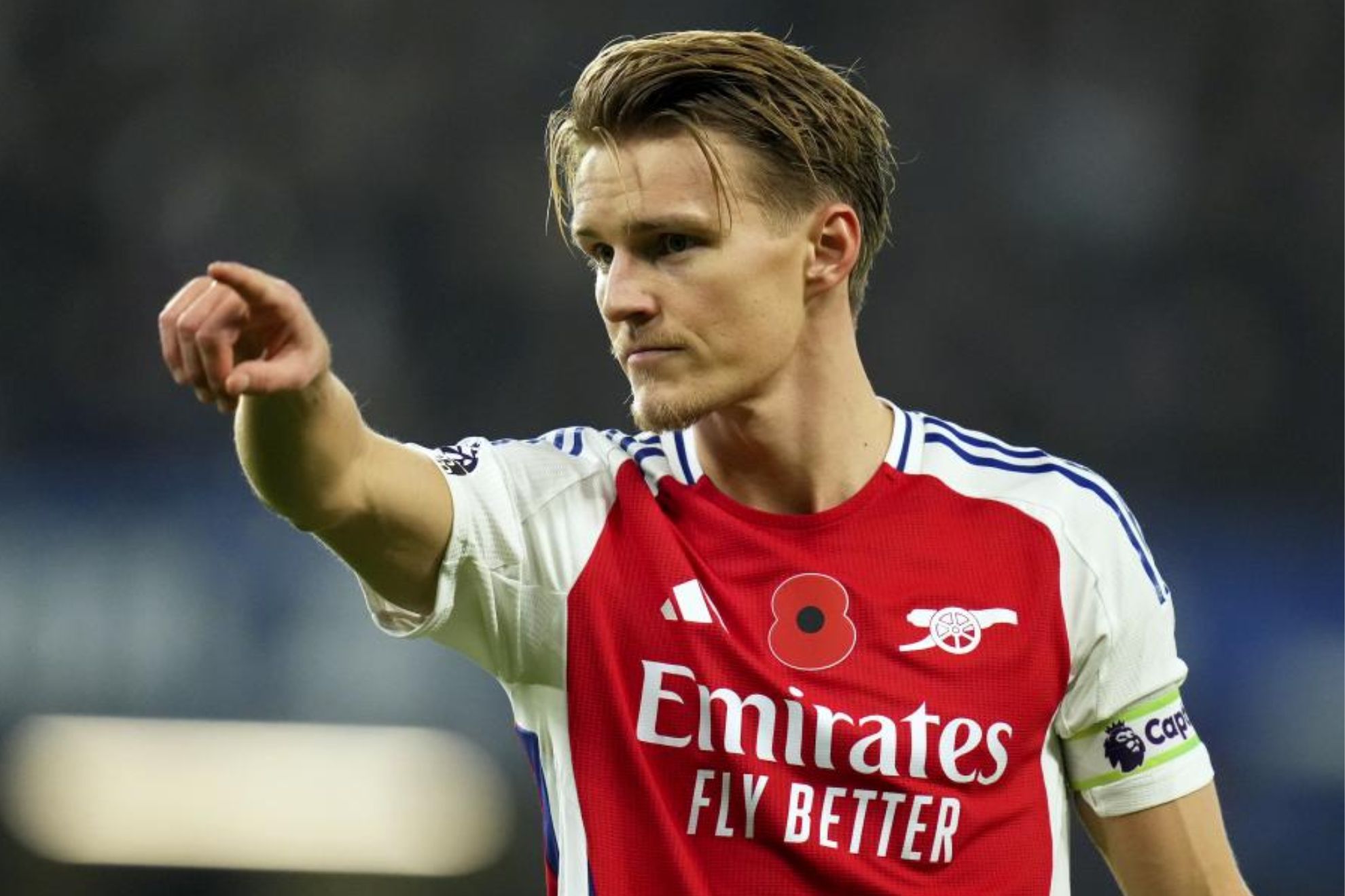 Martin Odegaard con el Arsenal