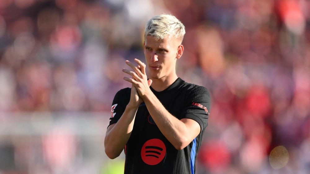 Dani Olmo serio Dani Olmo serio