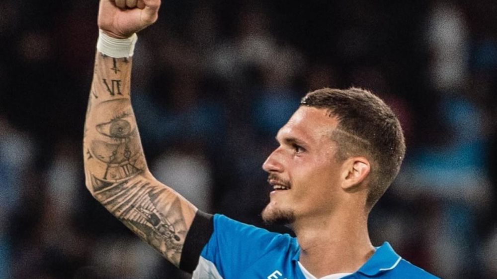 Rafa Marín celebrando