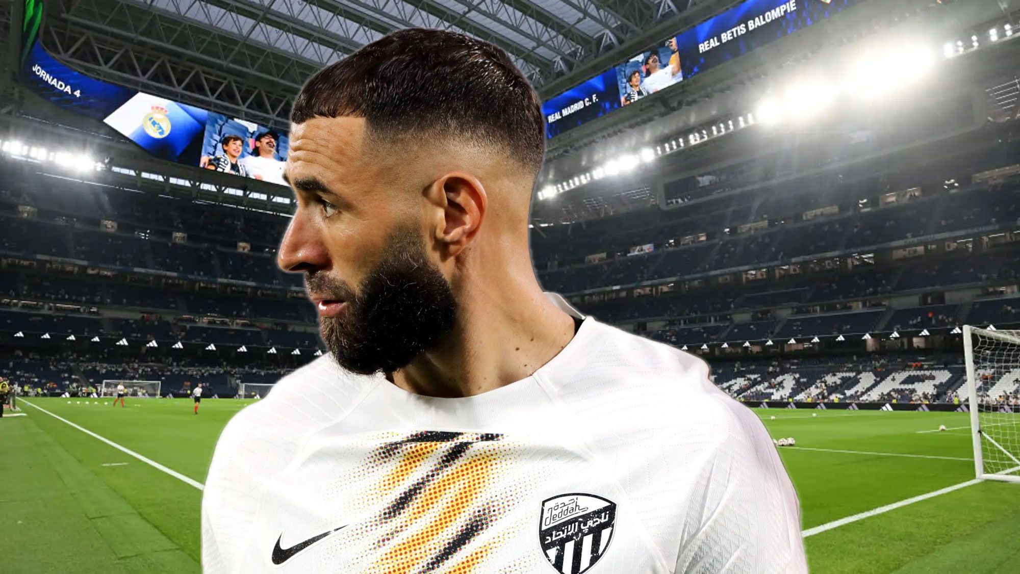 Benzema y su gesto más madridista, las redes arden