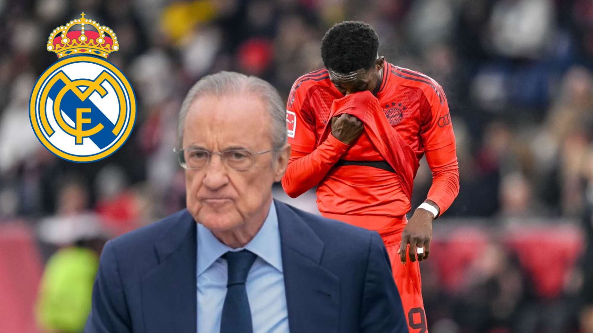 Florentino pone sobre la mesa sus intenciones con Davies Florentino pone sobre la mesa sus intenciones con Davies