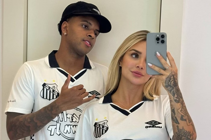 Rodrygo y Bruna Rotta