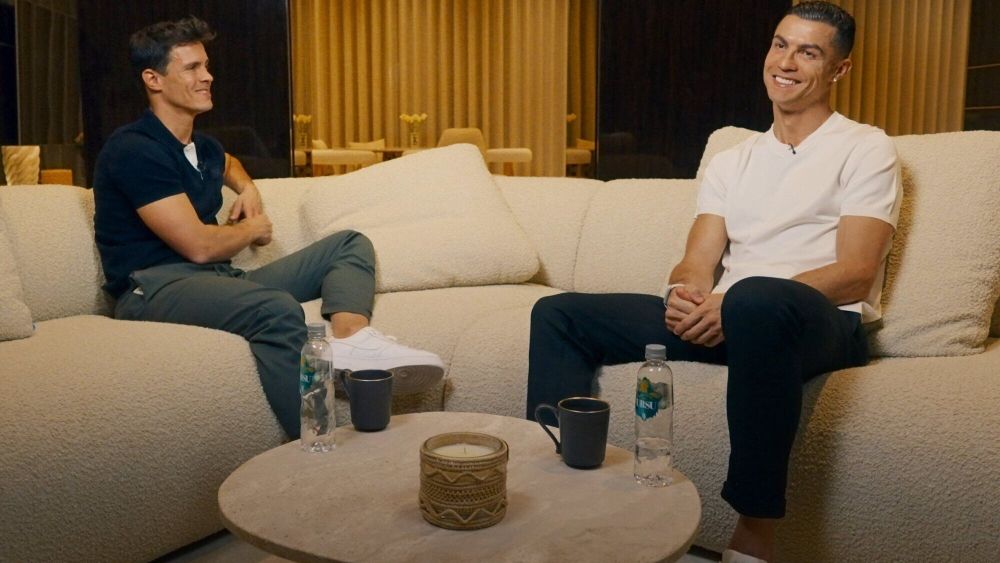 Cristiano Ronaldo y Edu Aguirre