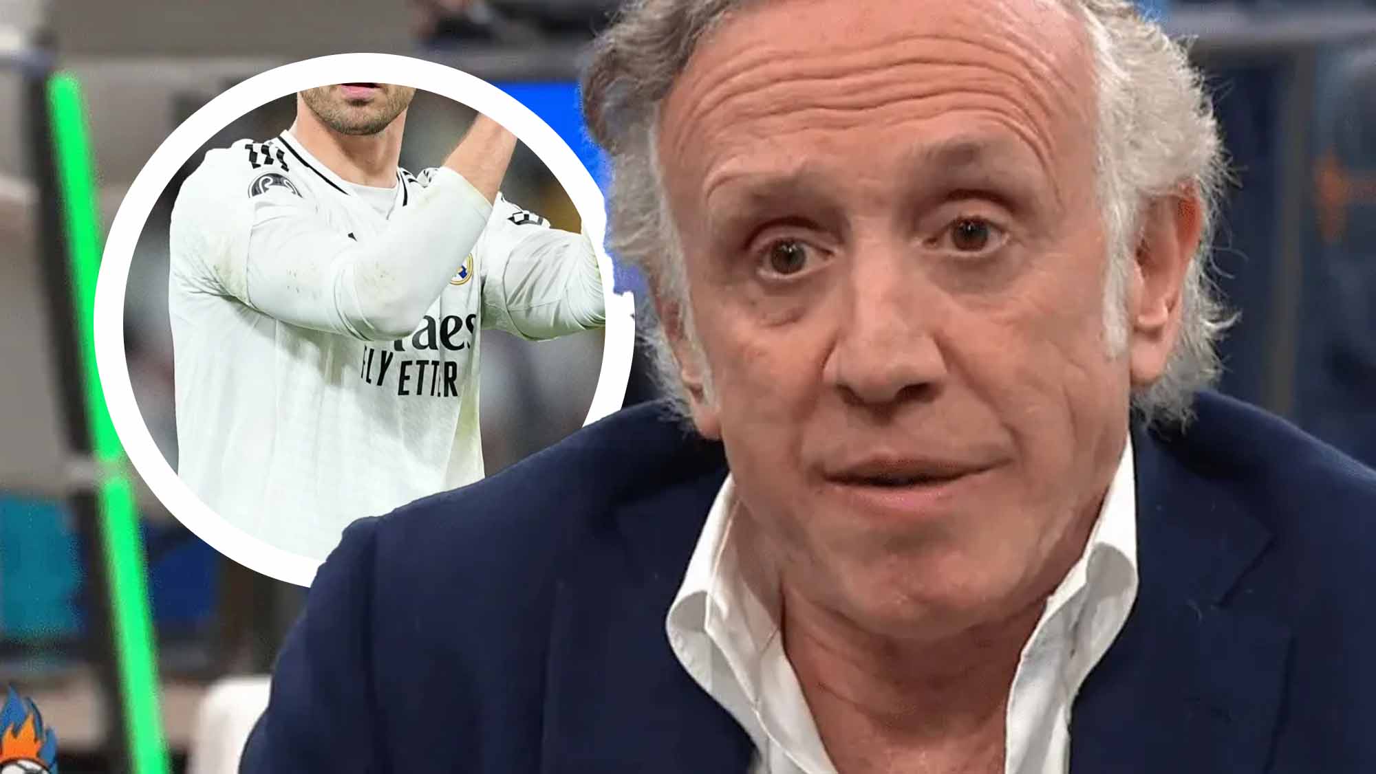 Eduardo Inda con jugador de incógnito