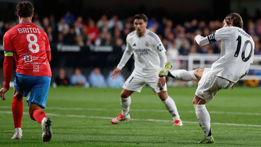 Modric y Brahim en partido Modric y Brahim en partido