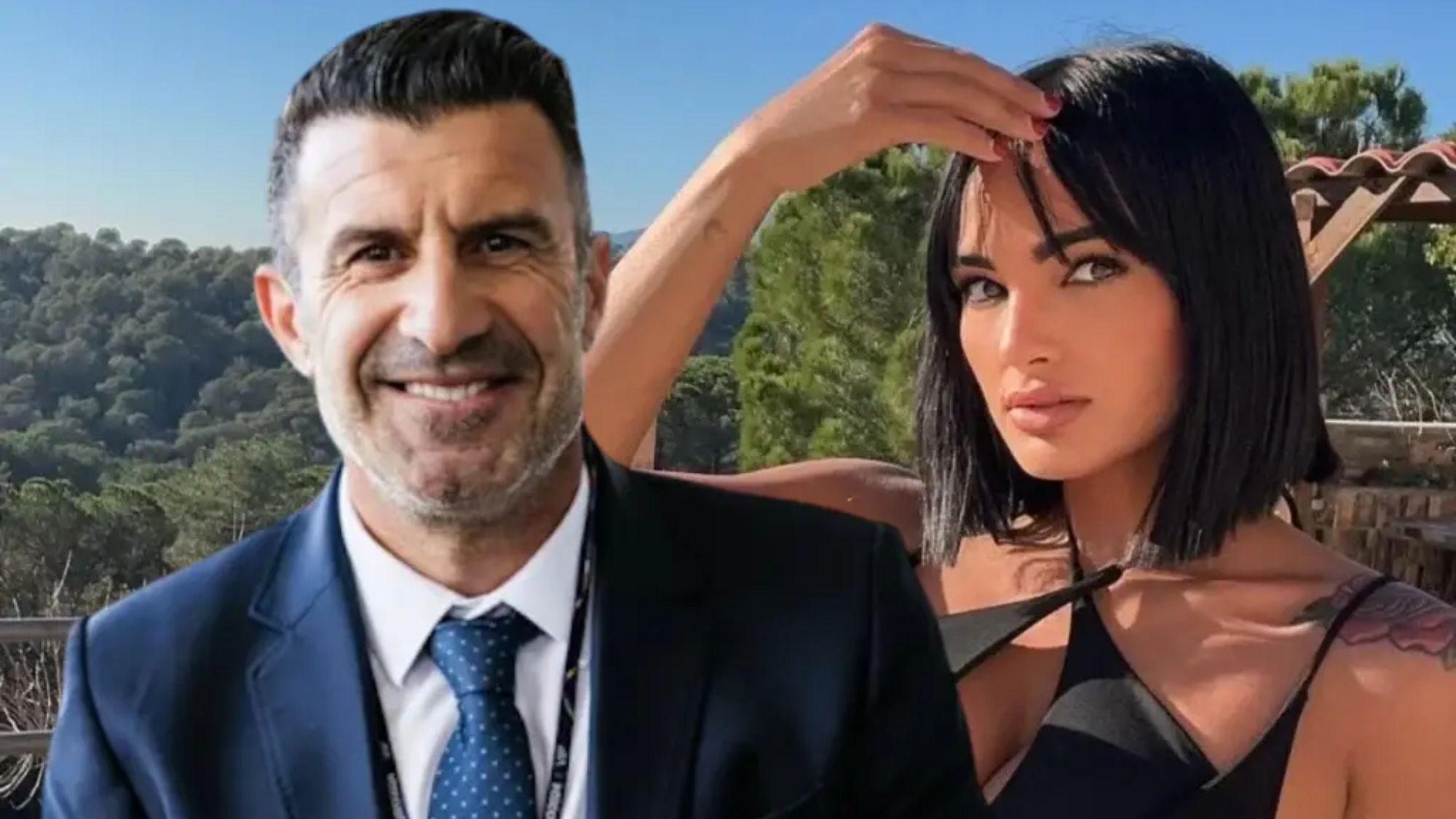 El tremendo enfado de Luís Figo con Claudia Bavel en las redes.