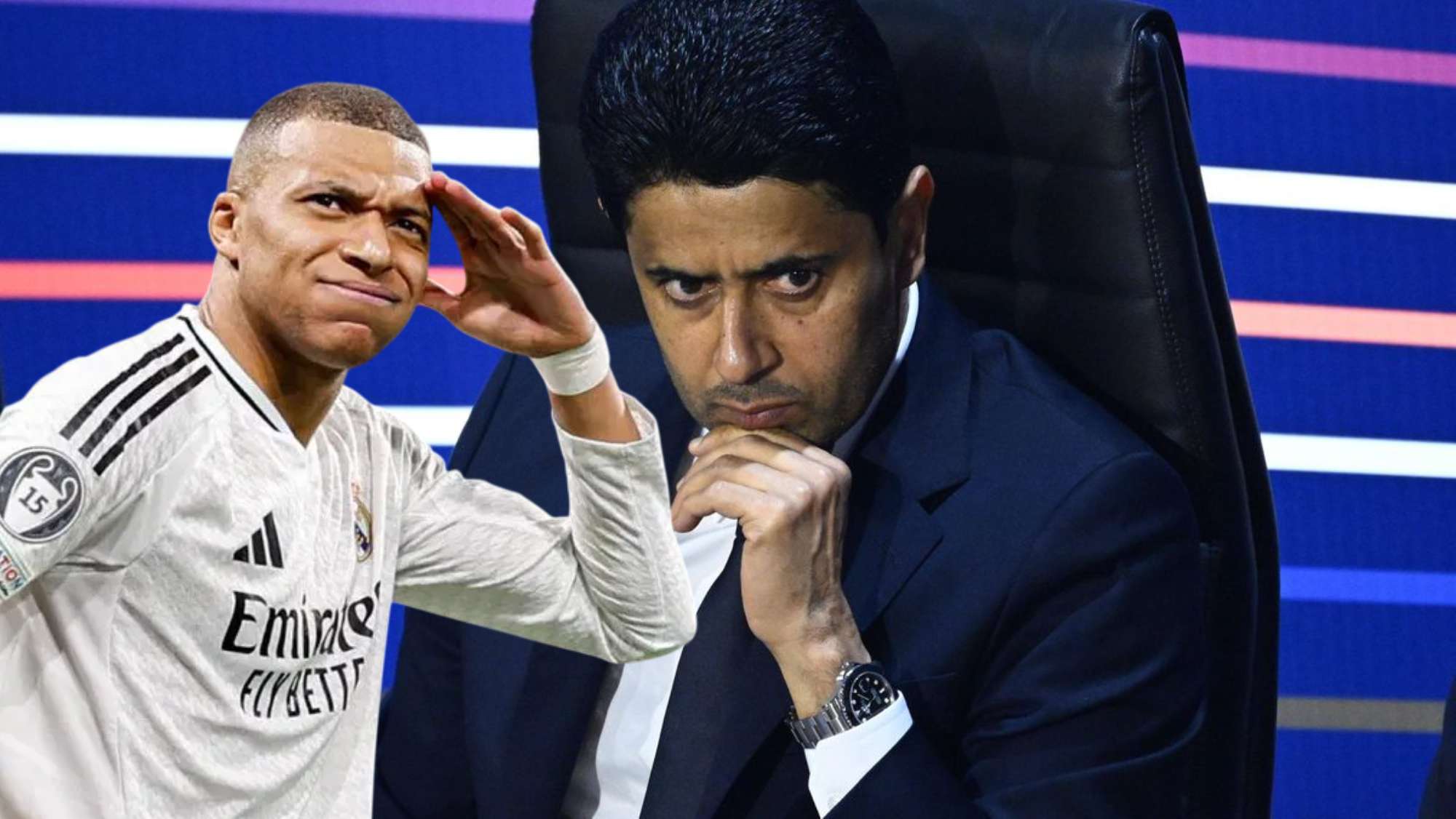 Al Khelaifi y Mbappé