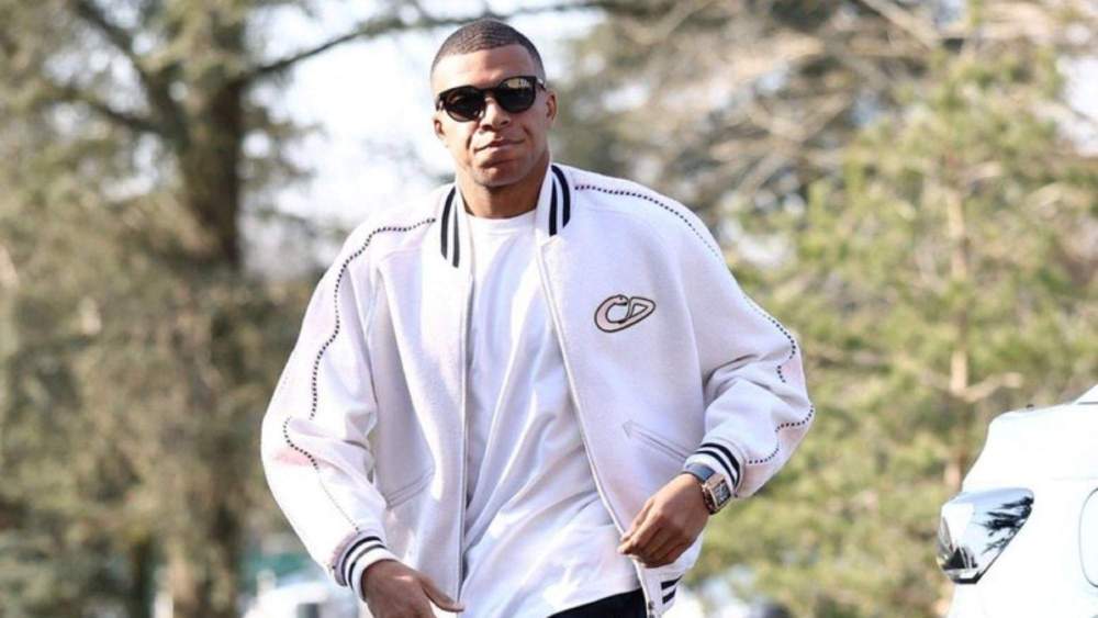 Mbappé en la concentración con Francia